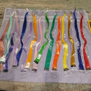 Colorful Hair Extensions Set